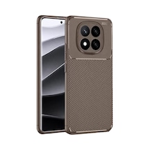 Newface Xiaomi Redmi Note 14 Pro 4g Kılıf Auto Focus Karbon Kapak - Gri Diğer