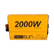 Mexxsun 12v Volt 2000w Tam Sinus Inverter 220v Çevirici Uzun Kablo İle