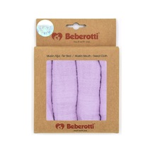 Beberotti 4'lü Müslin Bebek Ağız Bezi 25x25 Cm Çok Renkli