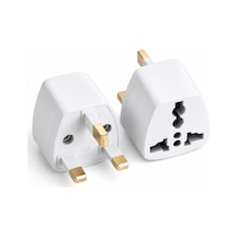 Kyrotech Tip G, İngiliz Adaptör Fişi, Hindistan, İngiltere, Dubai, Hong Kong, Singapur, Kıbrıs Fişi, Hac, Umre Uyumlu, 2 Ve 3 Uçlu Seyahat Fiş Çevirici Dönüştürücü Priz, Uluslararası Güç Adaptörü Çok Renkli