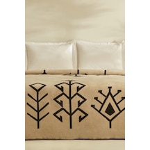 Karaca Home Sara Tek Kişilik Pamuklu Battaniye Beyaz