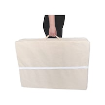 Viphomeconceptltd Katlanır Yatak Yer Yatağı Sünger Yatak Taşınabilen Krem
