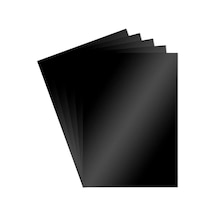 Aynalı Metalik Metalize Fon Kartonu Siyah 50x70cm 5 Adet Tek Renk
