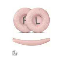 Jbl Uyumlu Tune 600bt 500bt 510b 560bt T450 T460 T250 Jr300bt Kulaklık Sünger Yastığı Set Pembe