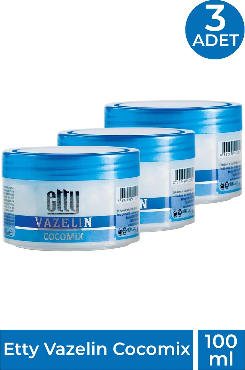 Etty Vazelin Cocomix 100 Ml 3 Adet