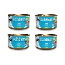 Schesir Ton Balıklı Tam Ve Dengeli Jöleli Kedi Konservesi 85 Gr. X 4 Adet