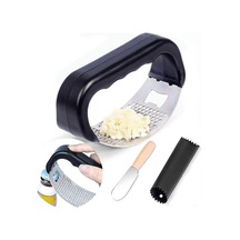 2'si 1 Arada Paslanmaz Çelik Sarımsak Ezici Salıncak, Kavisli Sar Çok Renkli