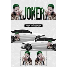 Joker Damaged Yan Gövde Sticker Çift - 829986457