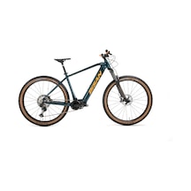 Bisan Envious - Xc Mountaın - Deore Elektrikli Bisiklet 45 Cm Disk Fren 27,5 Jant 12 Vites Petrol Yeşili Turuncu Yeşil