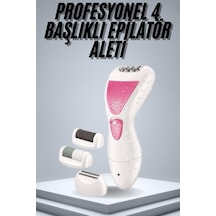 Epilatör Cihazı Epilasyon Aleti Çoklu Başlık Seçeneği Ayak Törpüsü - Lisinya