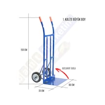 Büyük Boy Katlanır Tablalı Yük Ve Koli Taşıma El 8dd2e