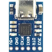 Cp2102 Usb To Rs232 Ttl Uart Çevirici Modül Type C Usb Seri Port Haberleşme Mcu Uydu Alıcı Dvd Gsm