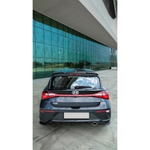 Hyundai İ20 2023+ Body Kit Set Ön Lip Marşpiyel Difüzör Arka Flap Bagaj Spoiler Parlak Siyah