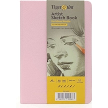Tigertint Sert Kapak Eskiz Defteri 140 G A5 80 Yaprak Şeker Pembe 100140527