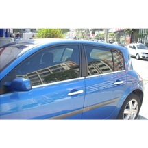 Renault Megane 2 (hb) Krom Cam Çıtası 4 Parça 2004-2010