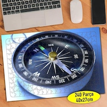Analogic Compass Pusula Ve Harita 240 Parça Puzzle Yapboz-7
