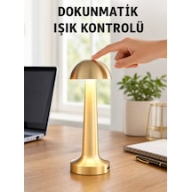 Modern Tasarım Şarjlı Masa Lambası 1800 Mah Batarya Yeni Nesil Diğer