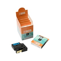 Dymo D1 Muadili Etiket Plastik Yeşil - 12 Mm X 7 Mt - 45019 - Eko Paket 5 Li