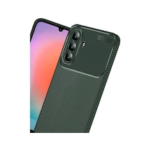 Mey İthalat Samsung Galaxy Uyumlu  A37 5g Auto Focus Karbon Kapak - Koyu Yeşil