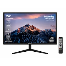Mn6 Ironiq Irn-q24ws 24" Full Hd Led Çok Amaçlı Monitör Hdmı Vga Av Usb Hoparlörlü Kumandalı