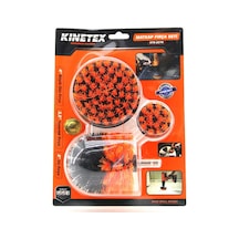 3pcs Set Matkap Fırçası 1/4 Inc - 6.3mm Büyük Düz 4 Inc Yuvarlak 3.5 Inc Uç Fırça 2 Inc Ktx-3375