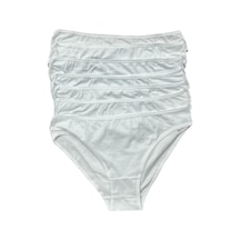 Nicoletta Beyaz Kadın Külot 7 Li Paket Likralı Beyaz