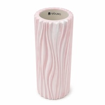 Rebuwo Eva Roller Pembe Beyaz Desenli Beyaz - Pembe