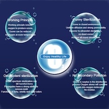 Ozonlu Hava Temizleyici Taşınabilir Deodorant Mini Koku Giderici Usb Şarjlı Yatak Odası Hava Temizleyici Araç Ofis Alerjileri Evcil Hayvanlar Toz Polen Koku Giderici Beyaz