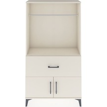 Arges Dolap Tek Raflı Tek Çekmeceli Tek Askılı 88x30x163 Ayta... Aytaşı