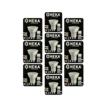 Tr 6w 50w 3000k Sarı Işık Gu10 Duylu Dim Edilebilir Led Spot Ampul, 10 Adet Diğer