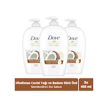 Dove Hindistan Cevizi Yağı ve Badem Sütü Özü Sıvı Sabun 3 x 450 ML