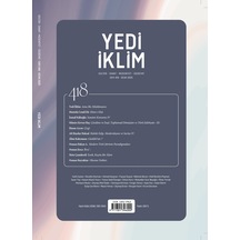 Yedi İklim Dergi 418.sayı Ocak 2025