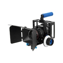 Dslr için Camera Cage + Follow Focus + Matte Box