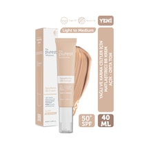 The Purest Solutions Yağlı ve Karma Ciltler İçin Matlaştırıcı BB Krem, SPF 50 + 40 ml – Açık / Orta Ton