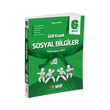 Gizli Yayınları 2025 6. Sınıf Sosyal Bilgiler Değerlendirme Föyleri Gizli Kuşak Serisi