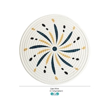 Japon Tarzı Baskılı Pamuk İp Yalıtım Pedi Yeşil