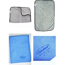 Spark 2315 Oto Kurulama Havlusu Ve Polikur 3356 Mikrofiber Güderi Oto Kurulama Bezi 2'li Set
