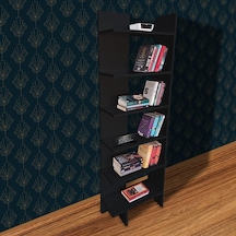 6 Raflı Köşe Kitaplık Dekoratif Köşe Kitaplığı Tlpk03s 001