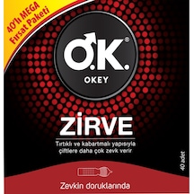 Okey Zirve Prezervatif 40'lı