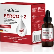 TheLifeCo Ferco +2 Değerlikli Demir Damlası 30 ML