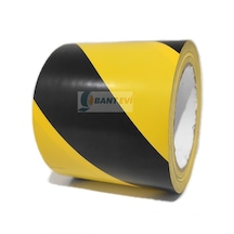 Yer Işaretleme Bandı Sarı Siyah 10Cm X 30Metre