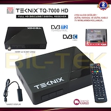 Teknoline Tq 7000 Hd Dvb T & Dvb C Hd Karasal Ve Kablo Tv Alıcısı