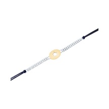 Gülaylar - Altın 14 Ayar Renkli Taşlı Bileklik N11.15325 Sarı Altın