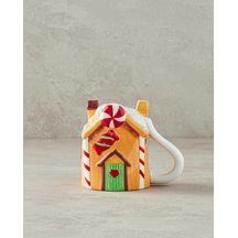 Pretty Home Dolomite Yılbaşı Kupa 200 Ml Renkli Beyaz - Çok Renkli