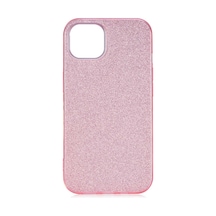 Apple Uyumlu iPhone 13 Mini Kılıf Simli Parlak Shining Kapak