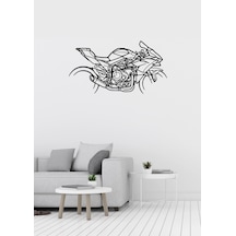 Kawasaki Ninja H2r Motosiklet Desenli Dekoratif Metal Duvar Süsü