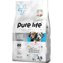 Purelife Plus Kuzulu Büyük Irk Yavru Köpek Maması 2500 G