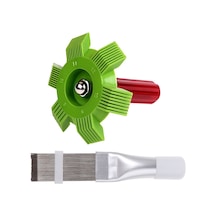 Neevoyu Soğutucu Radyatör Temizlik Seti: Yeşil Plastik Ve Çelik Kanat Taramacı - Kondenser Evaporatör Temizleyici Araçları