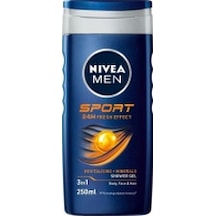Men Sport Duş Jeli Vücut Yüz Saç 250 Ml Nane