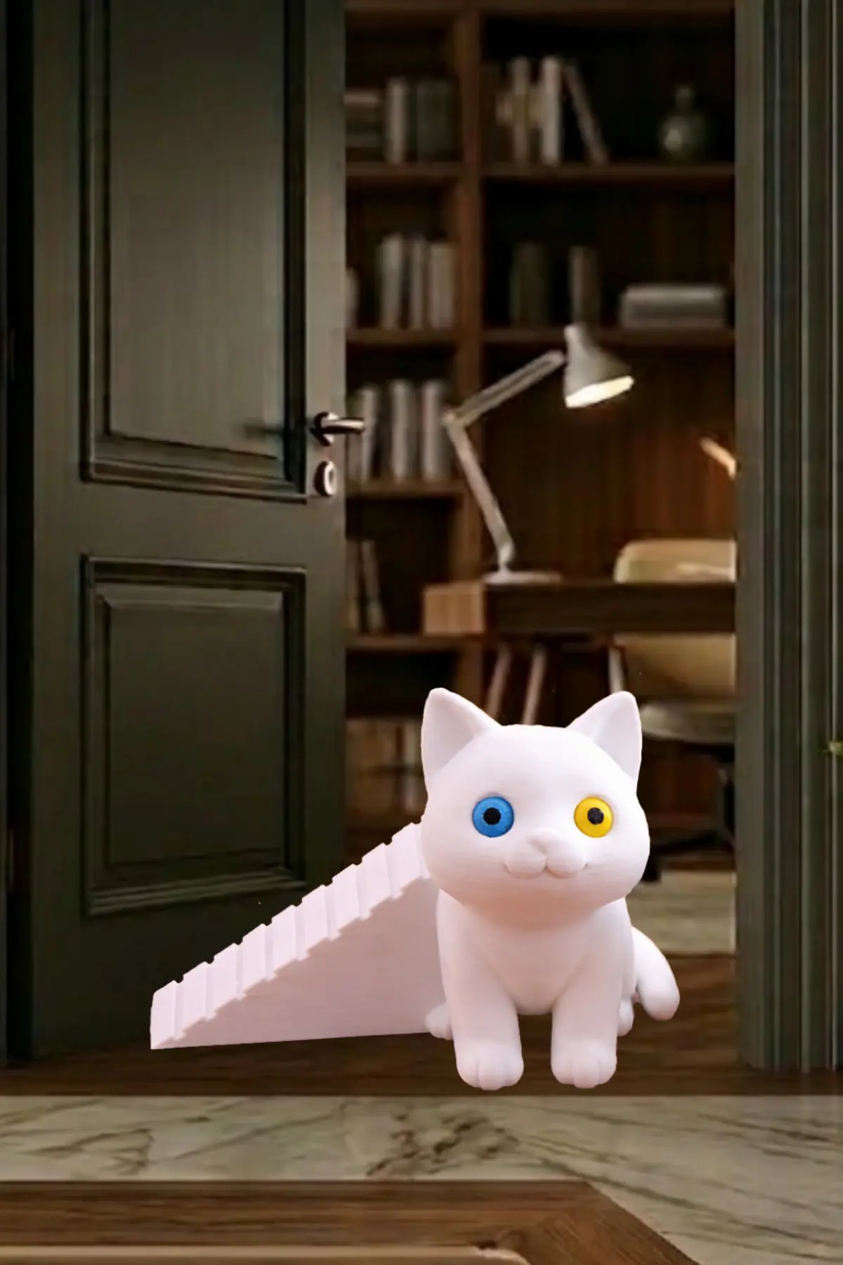 Kapı Stoperi / Dekoratif & Kaymaz Taban / Kedi Figürlü / Kapı Tutacağı